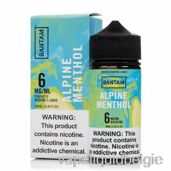 Vape Vloeibare Alpine Menthol - Krielvape - 100 Ml 3 Mg